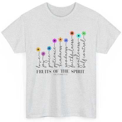 Flower Christian Fruits Of The Spirit Bible Verse Religious Classic Unisex T-Shirt