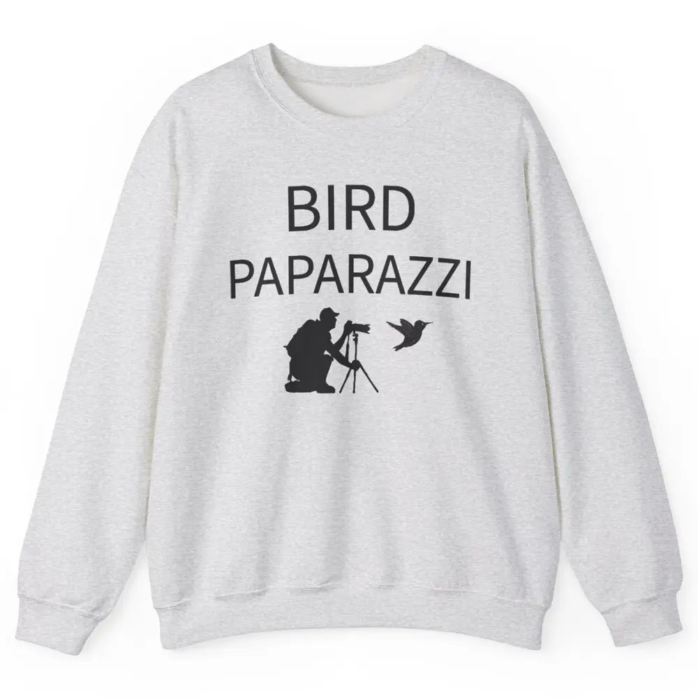 Birdwatching Funny Bird Paparazzi Birding Photography Bird Unisex Crewneck Sweatshirt