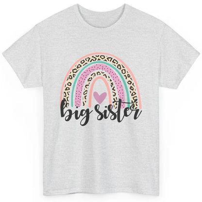 Cute Big Sister Rainbow Heart Big Sister Little Sister Gift Classic Unisex T-Shirt