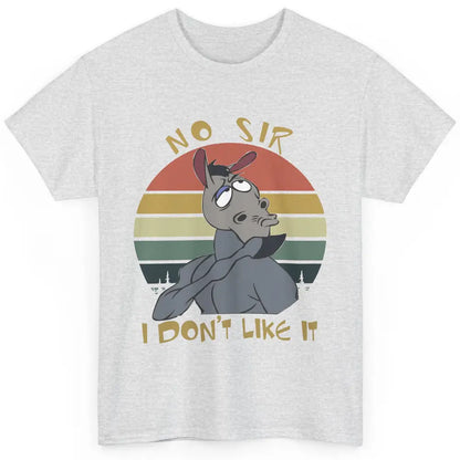 Vintage Llama No Sir I Don't Like It Funny Sarcastic Gift Classic Unisex T-Shirt