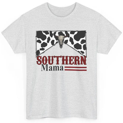 Cowhide Bull Skull Southern Mama Western Country Cowgirl Classic Unisex T-Shirt