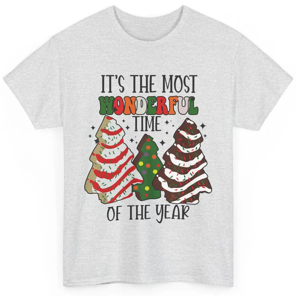 Christmas Tree Cakes Most Wonderful Time Of Year Christmas Classic Unisex T-Shirt