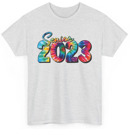 Tie Dye Senior 2023 Class Of 2023 Graduate Bachelor Hat Gift Classic Unisex T-Shirt