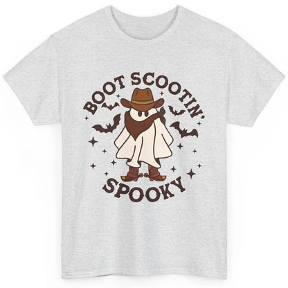 Cowboy Ghost Cowhide Boot Scooting Spooky Western Halloween Classic Unisex T-Shirt