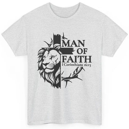 Yeshua Lion Of Judah Man Of Faith Bible Christian Religious Classic Unisex T-Shirt