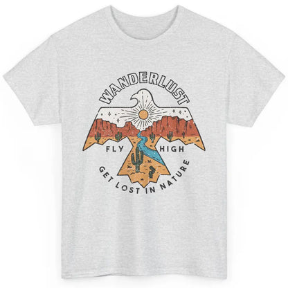 Vintage Eagle Desert Wanderlust Get Lost In Nature Outdoor Classic Unisex T-Shirt