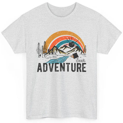 Vintage Mountain Sunrise Seek Adventure Camping Hiking Lover Classic Unisex T-Shirt