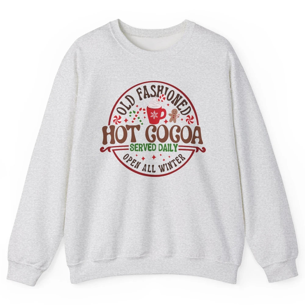 Christmas Gingerbread Hot Cocoa Hot Chocolate Christmas Unisex Crewneck Sweatshirt