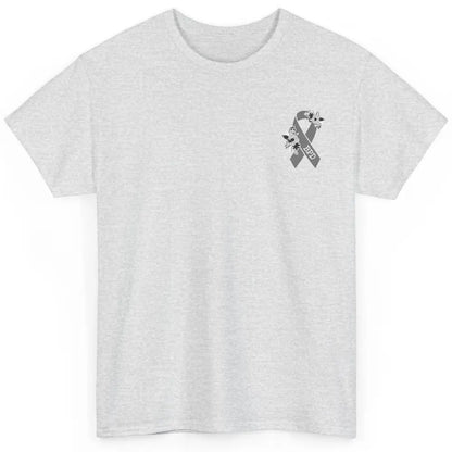 Borderline Personality Disorder Awareness BPD Gray Ribbon Classic Unisex T-Shirt