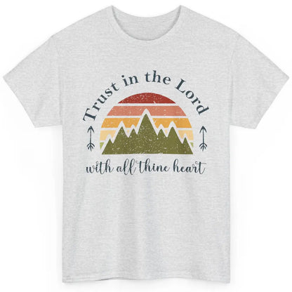 Vintage Trust In The Lord With All Heart Christian Religious Classic Unisex T-Shirt