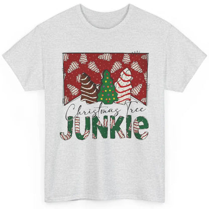 Funny Christmas Tree Cake Junkie Tis The Season Western Xmas Classic Unisex T-Shirt