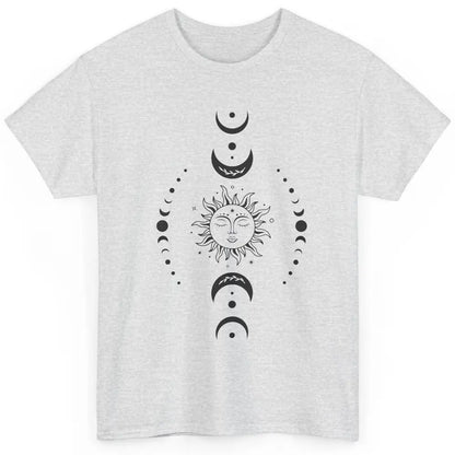 Boho Sun And Moon Hippie Girl Peace Lovers Halloween Costume Classic Unisex T-Shirt