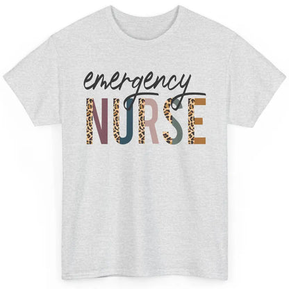 Emergency Nurse Leopard Nurse Gift Classic Unisex T-Shirt