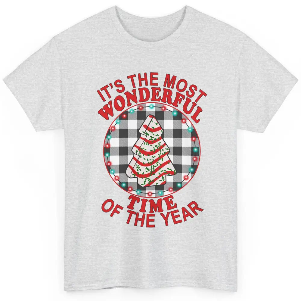 Funny Christmas Tree Cakes Most Wonderful Time Bakers Baking Classic Unisex T-Shirt