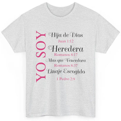 Christian Yo Soy Inspiracion Bible Verse Spanish Religiosa Classic Unisex T-Shirt