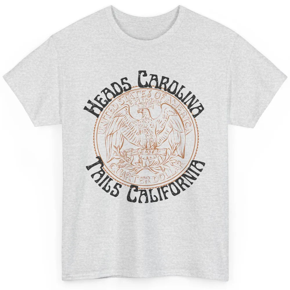 Vintage Heads Carolina Tail California US Western Country Classic Unisex T-Shirt