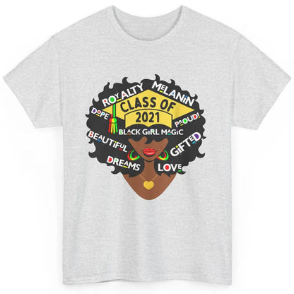 Class Of 2021 Black Educated High School College Graduation Classic Unisex T-Shirt