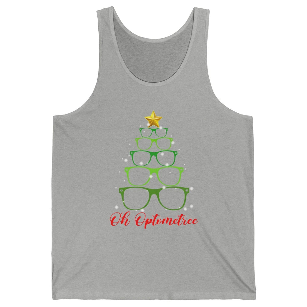 Glasses Christmas Tree Oh Optometree Optometry Optician Gift Unisex Jersey Tank