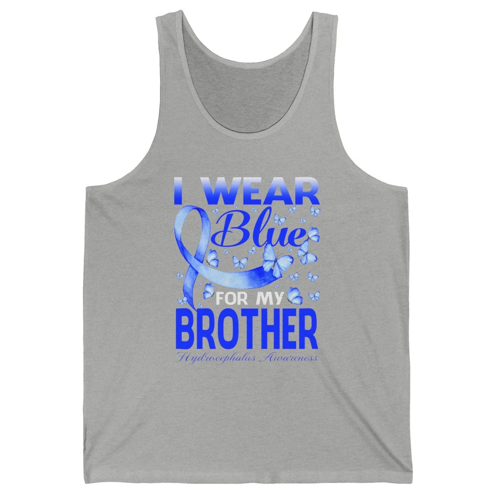 Wear Blue For Brother Warrior Hydrocephalus Cancer Awareness Unisex Jersey Tank