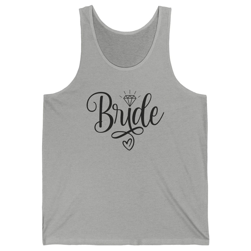 Bride To Be Wedding Ring Future Mrs. Engagement Bachelorette Unisex Jersey Tank