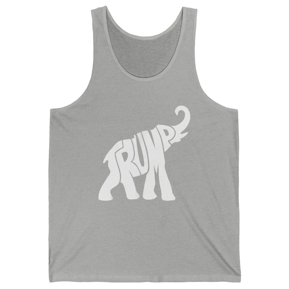 Vintage Donald Trump Vote 2024 Elephant Republican President Unisex Jersey Tank