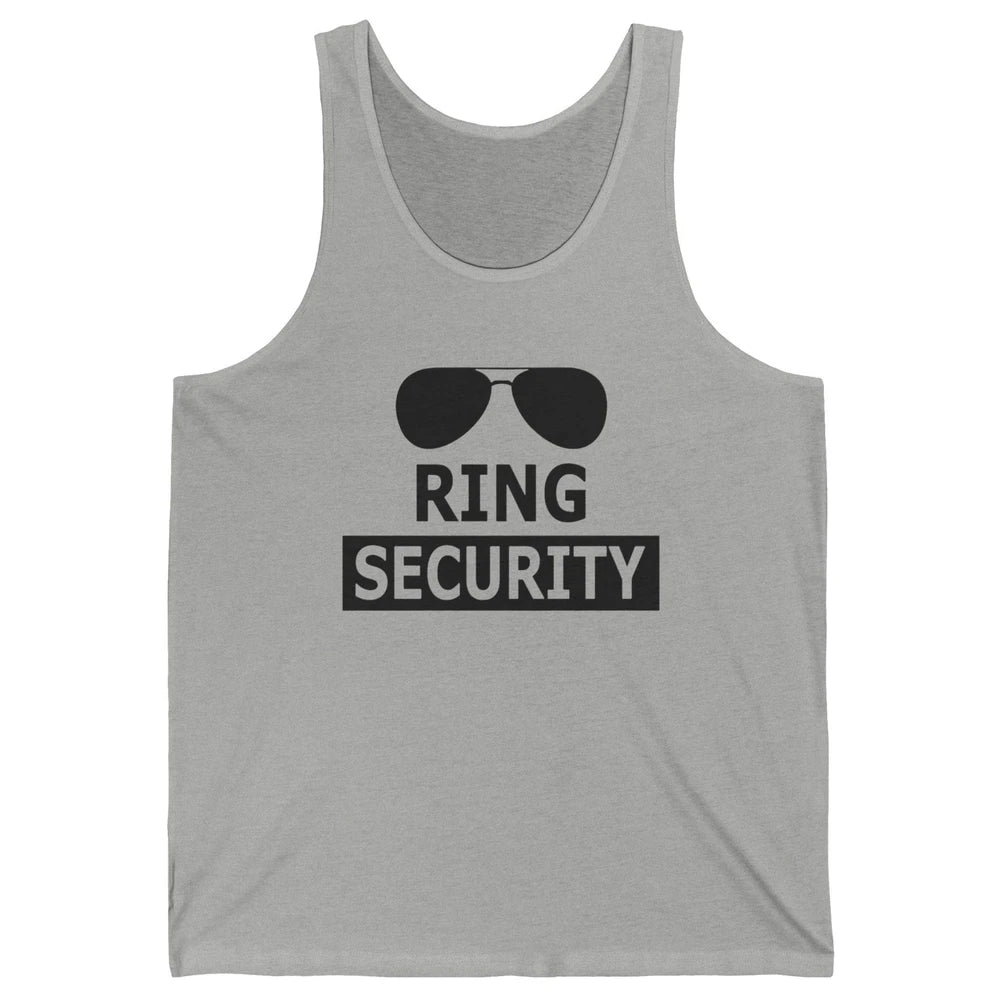 Wedding Ring Security Boy Ring Bearer Wedding Party Unisex Jersey Tank