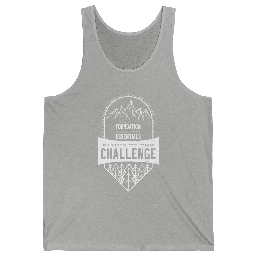 Challenge A Leadership Rising To The Challenge Homeschooling Unisex Jersey Tank