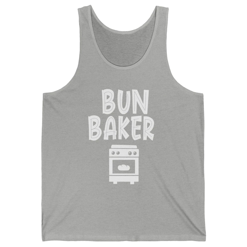 Bun Maker Bun Baker Pregnancy Announcement Baby Reveal Gift Unisex Jersey Tank