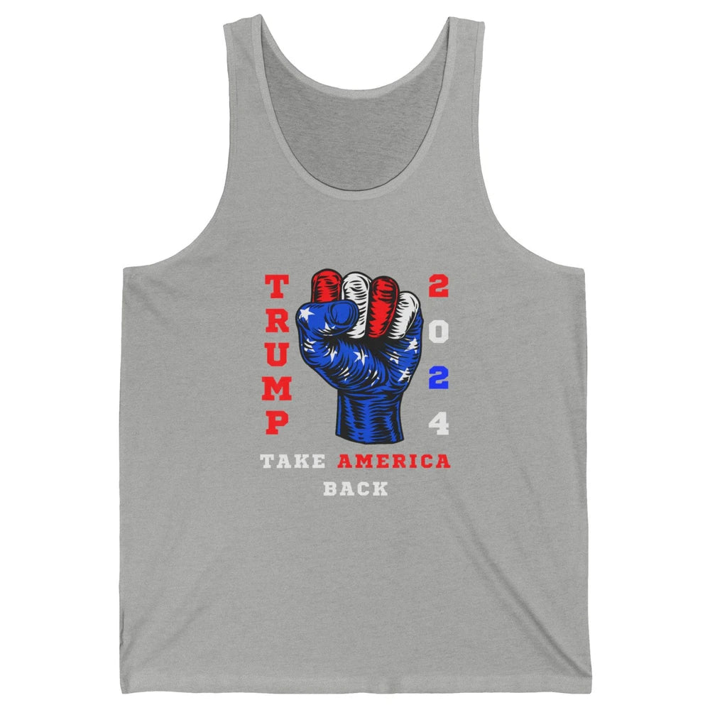 Take America Back 2024 Funny Vote Trump Republicans Vote Unisex Jersey Tank