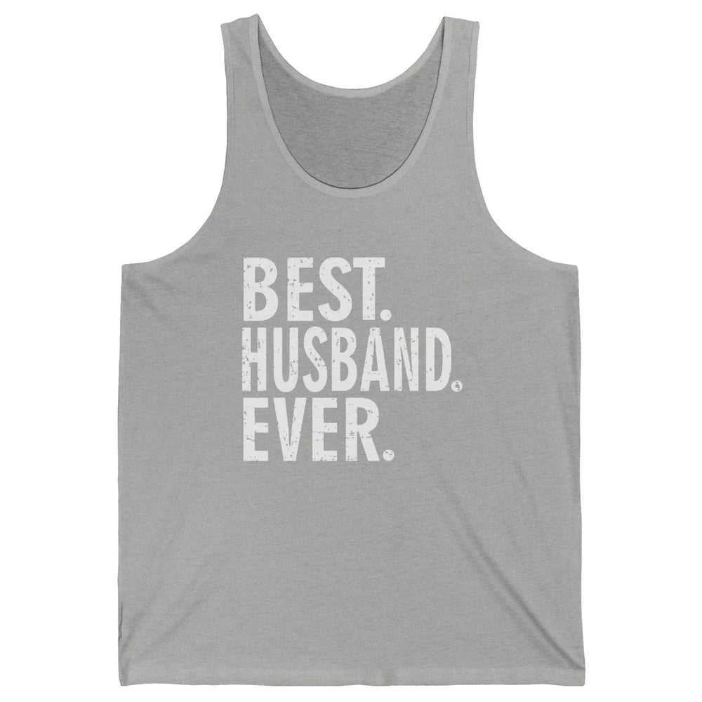 Vintage Best Husband Ever Father's Day Unisex Jersey Tank