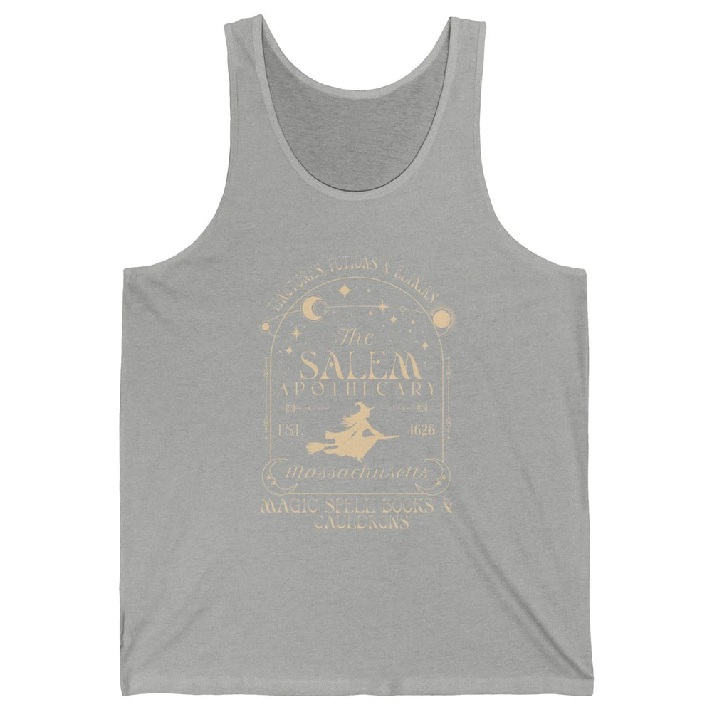 Retro Salem Apothecary Since 1626 Halloween Salem Witches Unisex Jersey Tank