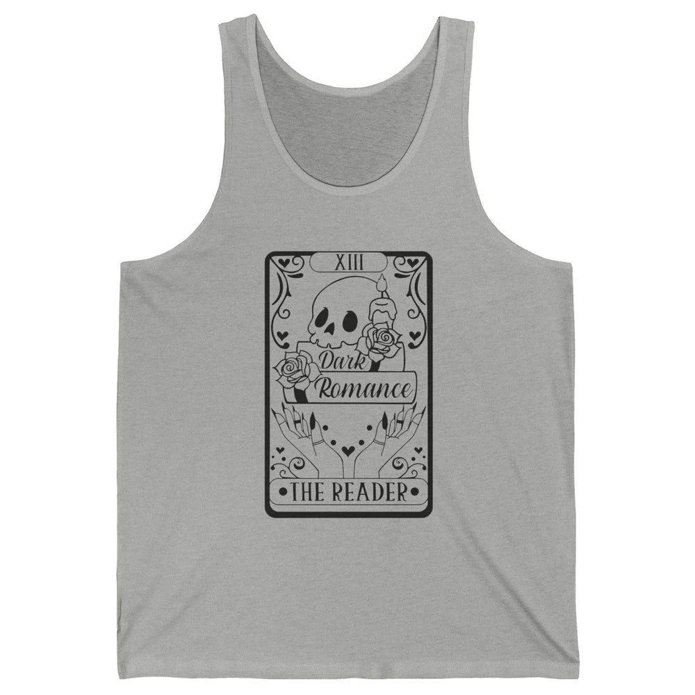 The Reader Dark Romance Tarot Card Halloween Book Lovers Unisex Jersey Tank