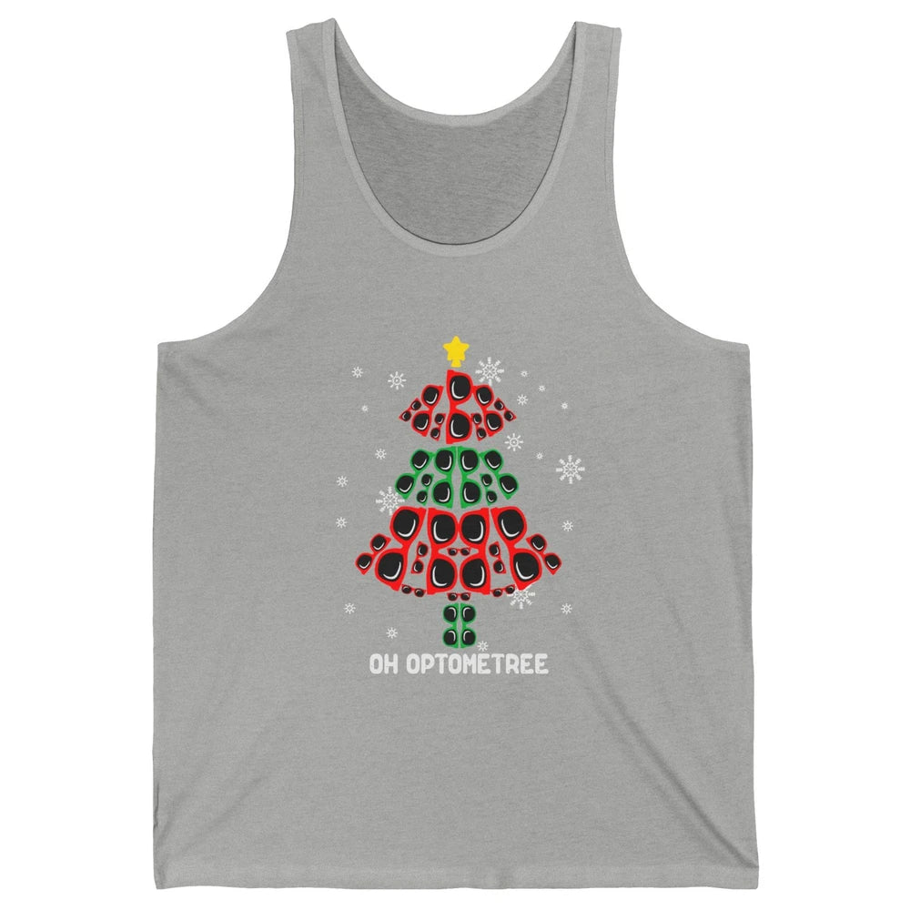 Glasses Christmas Tree Oh Optometree Optometry Optician Gift Unisex Jersey Tank