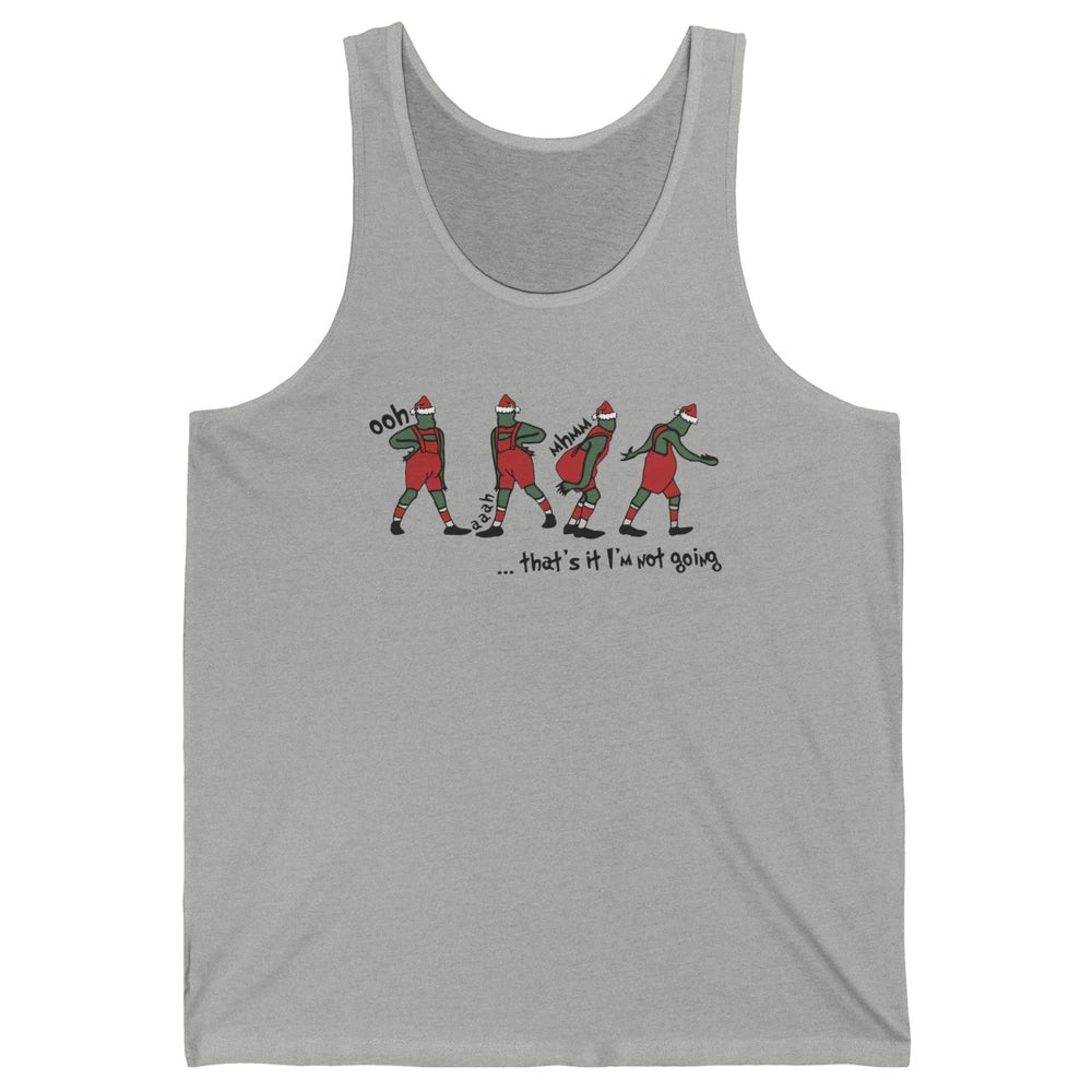 Funny Christmas Santa That's It I'm Not Going Winter Holiday Unisex Jersey Tank