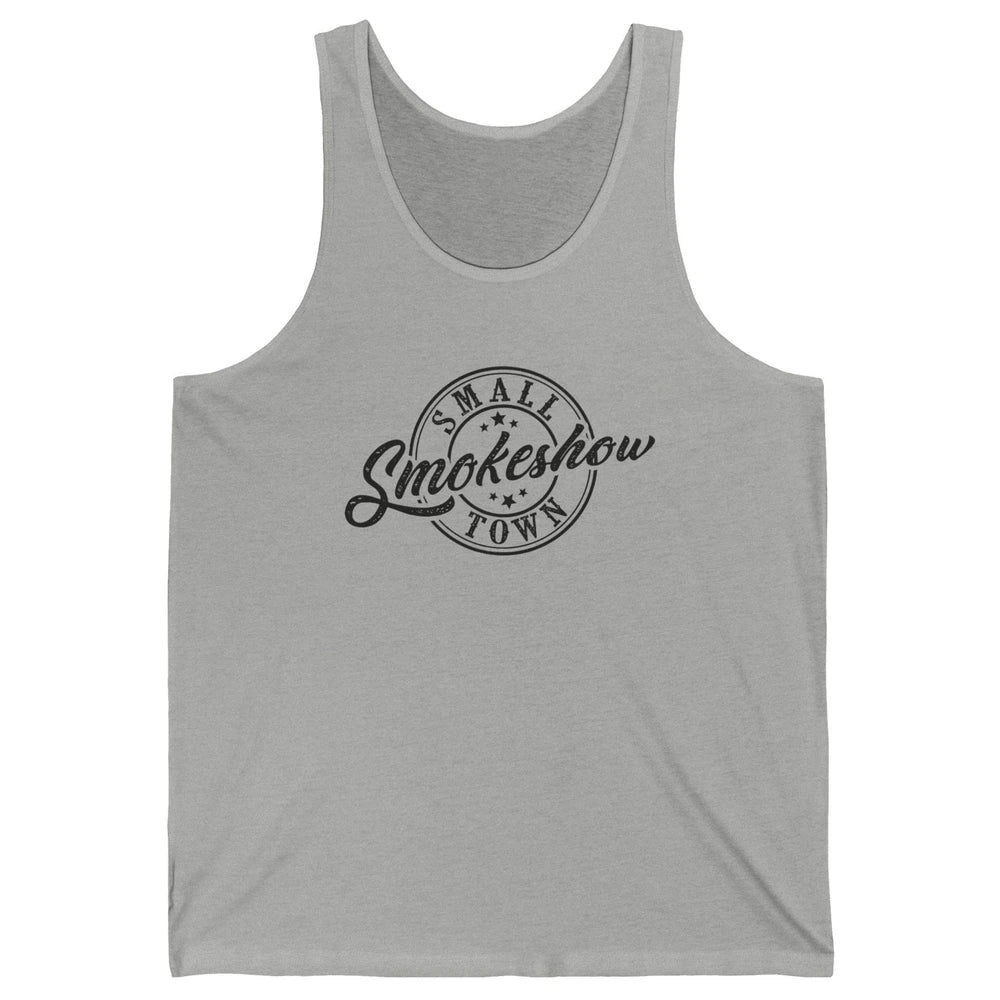 Retro Small Town Smokeshow Western Country Cowgirl Unisex Jersey Tank