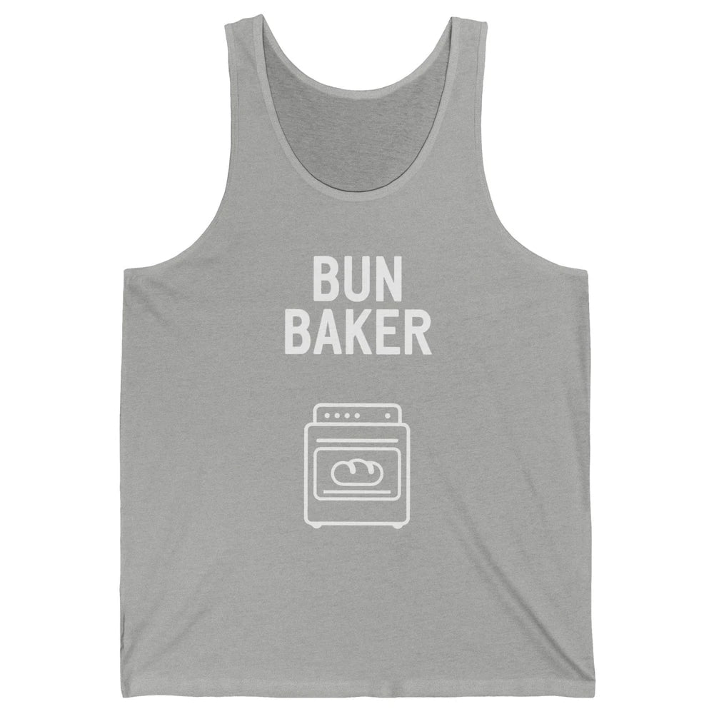 Bun Maker Bun Baker Pregnancy Announcement Baby Reveal Gift Unisex Jersey Tank