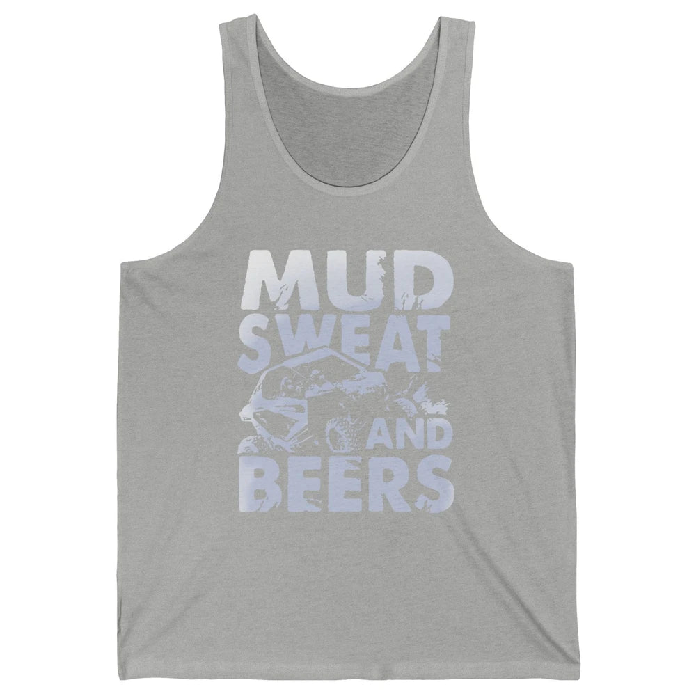 Retro UTV SXS Rider Mud Sweat And Beers ATV Offroad Riding Unisex Jersey Tank