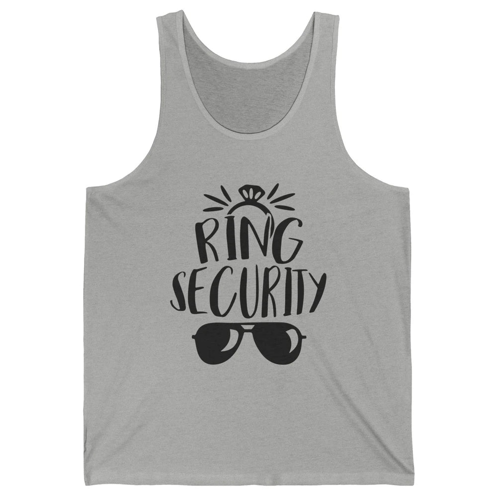 Wedding Ring Security Boy Girl Ring Bearer Wedding Party Unisex Jersey Tank