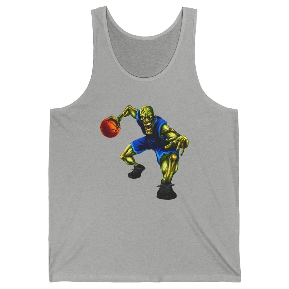 Zombie Basketball Halloween Basketball Players Scary Costume Unisex Jersey Tank