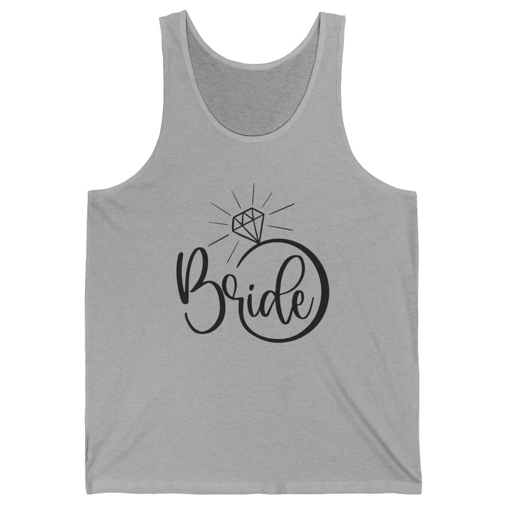 Bride To Be Wedding Ring Future Mrs. Engagement Bachelorette Unisex Jersey Tank