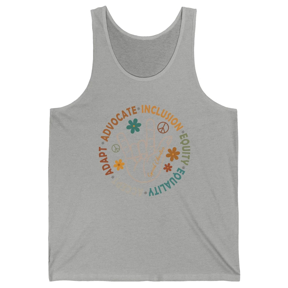 Special Education Teacher Aba Inclusion Sped Teacher Gift Unisex Jersey Tank