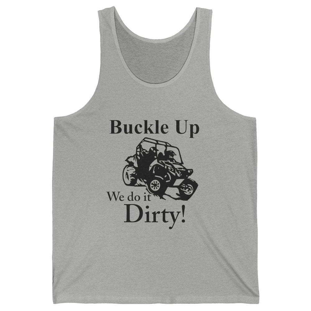 Retro UTV SXS Rider Buckle Up ATV Offroad Riding SXS Life Unisex Jersey Tank