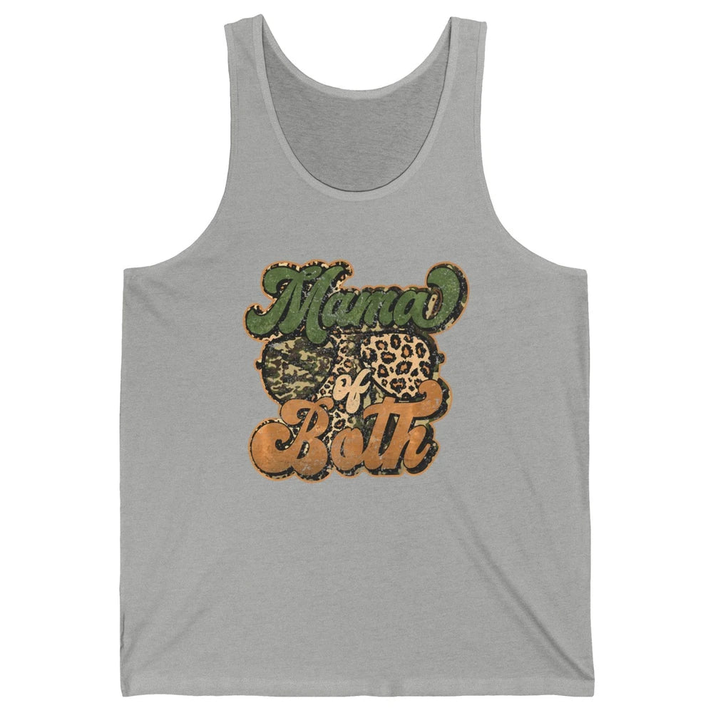 Western Country Mama Of Both Camo Sunglasses Leopard Vintage Unisex Jersey Tank