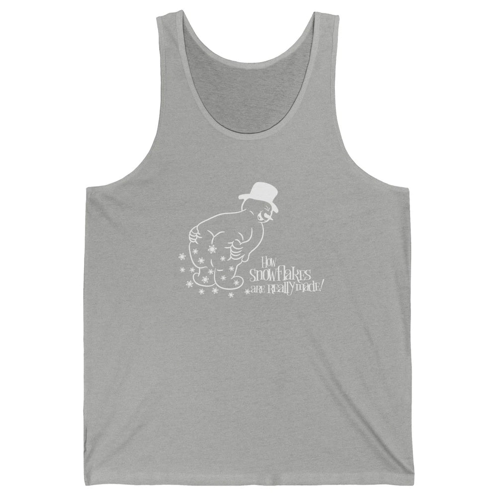 Funny How Snowflakes Are Really Made Christmas Costume Gift Unisex Jersey Tank