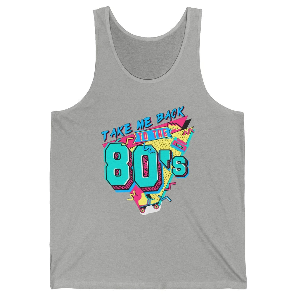 Take Me Back To The 80s Retro 1980s Cassette Made In The 80s Unisex Jersey Tank