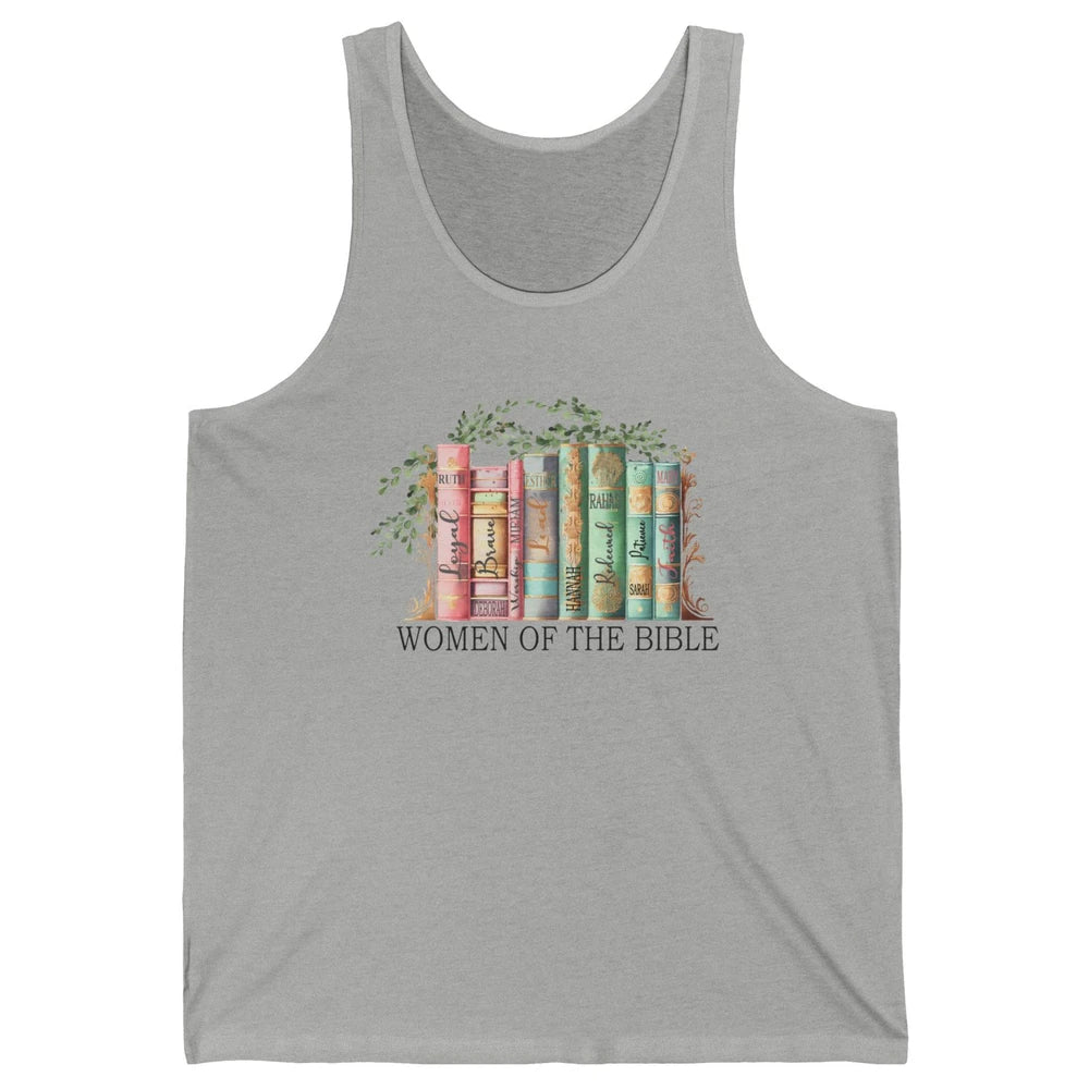 Wildflower Christian Women Of The Bible Religious Book Lover Unisex Jersey Tank