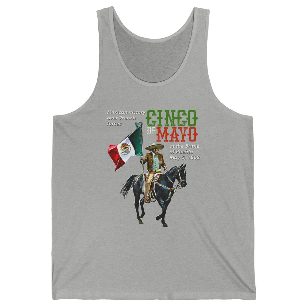 Battle Puebla May 5 1862 Cinco De Mayo Party Fiesta Mexican Unisex Jersey Tank