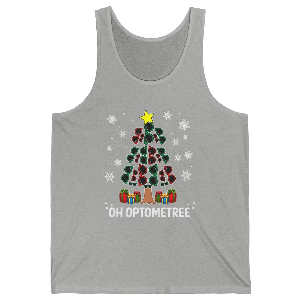 Glasses Christmas Tree Oh Optometree Optometry Optician Gift Unisex Jersey Tank