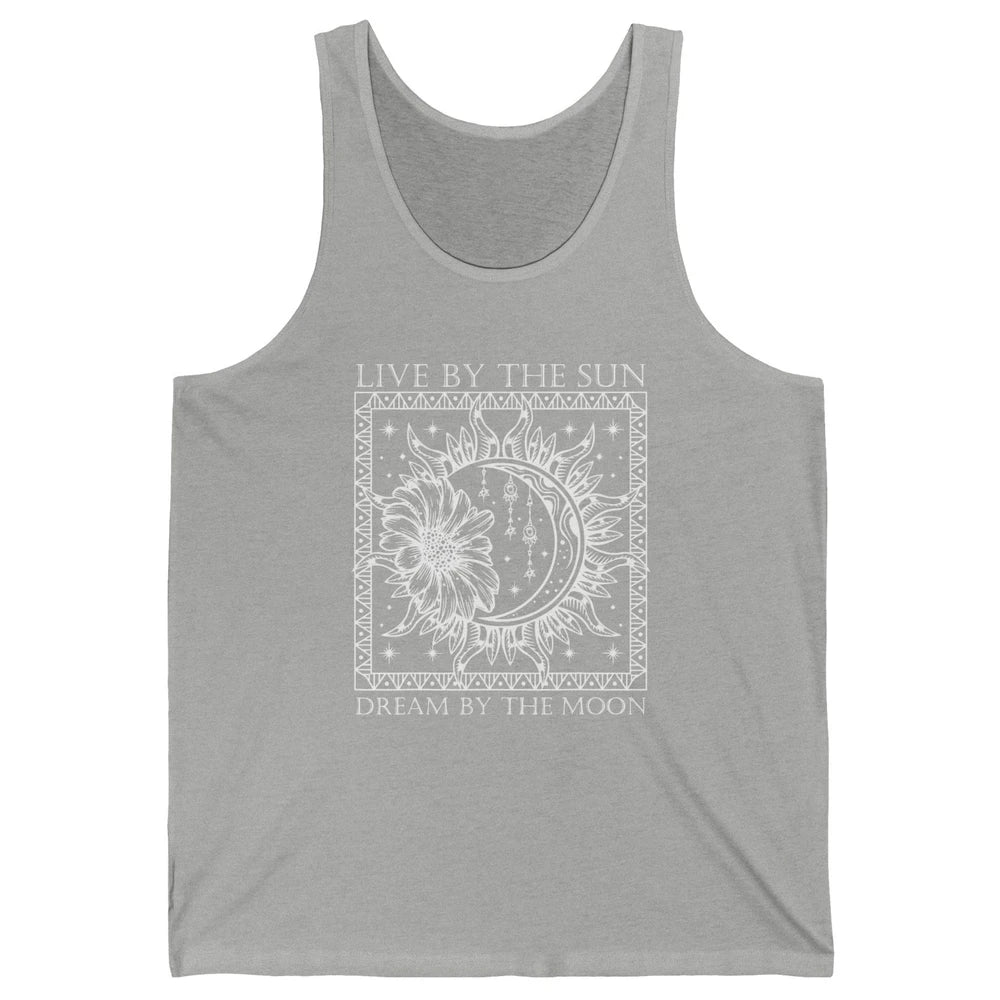 Aesthetic Mystical Sun Moon Gothic Boho Bohemian Astrology Unisex Jersey Tank