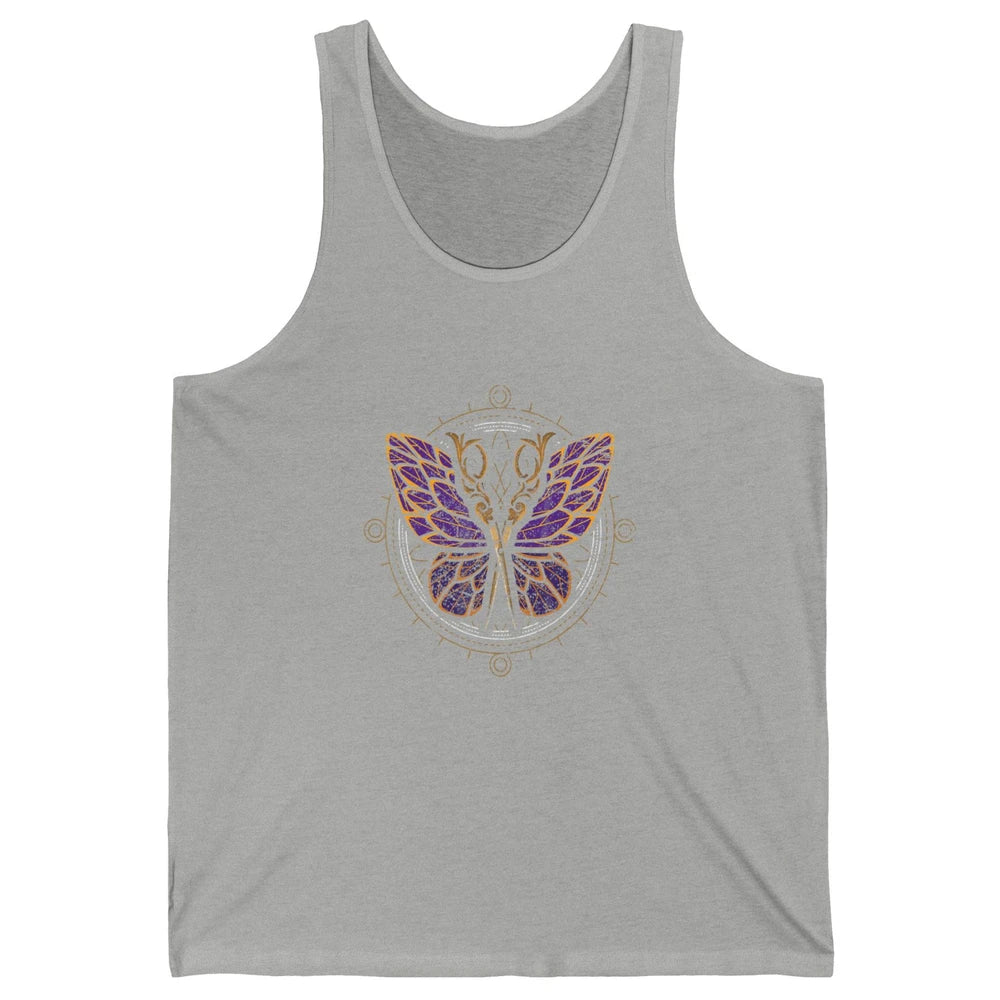 Woman Hair Butterfly Barber Hairstylist Hairdresser Retro Unisex Jersey Tank